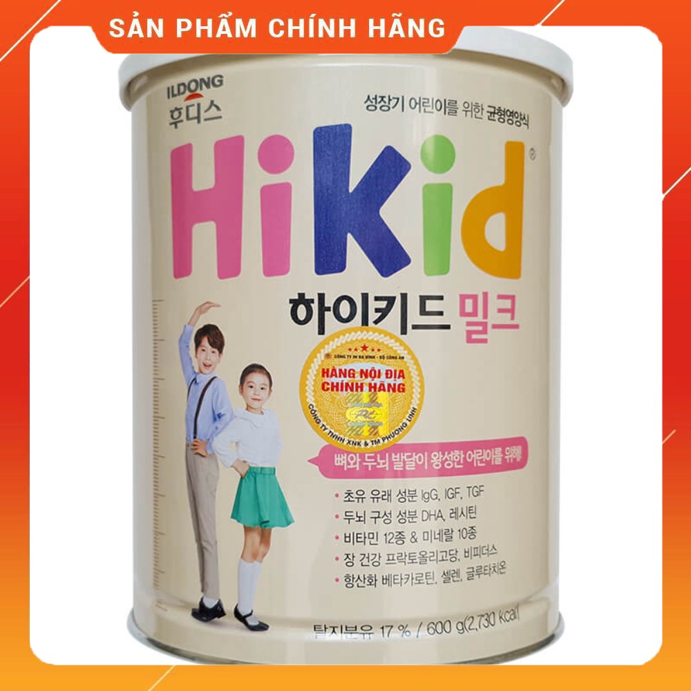 Sữa Hikid vị Vani và vị dê cho trẻ 12m+