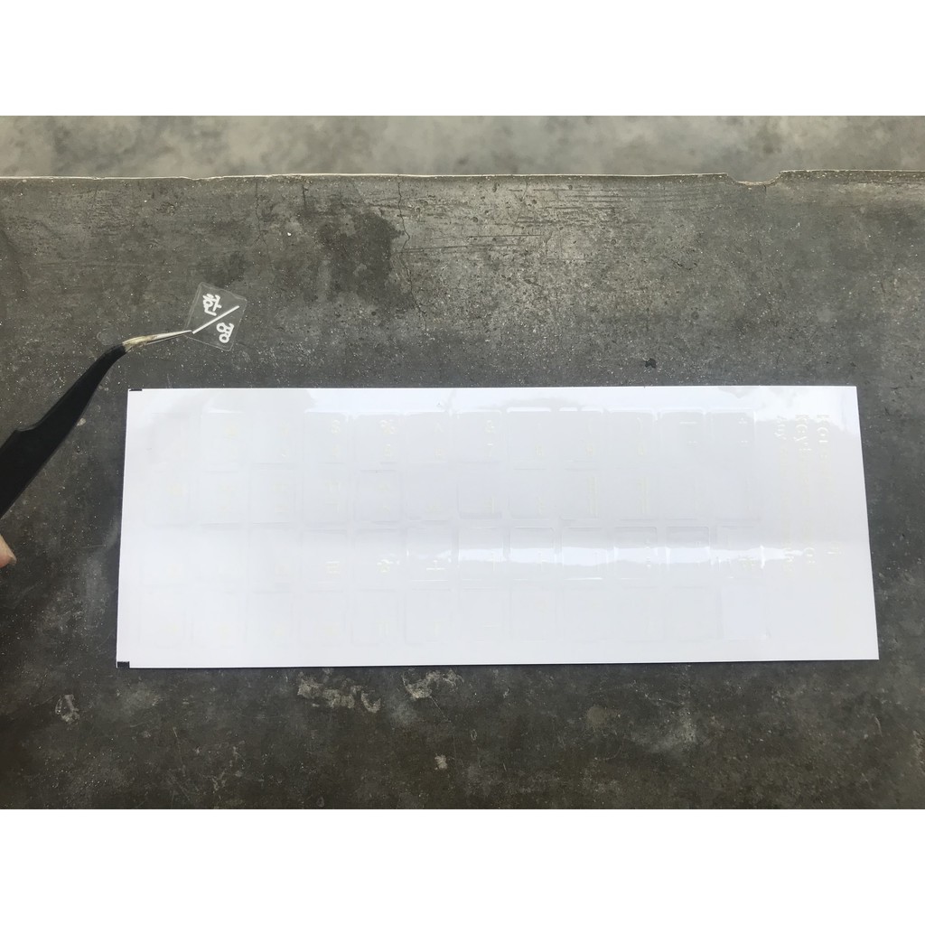 Miếng Dán Bàn Phím Tiếng Anh / Hàn / Trung