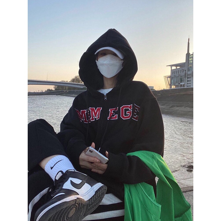 Khoác Nỉ Chữ Mem Unisex Nam Nữ Dáng Rộng Kiểu Dáng Năng Động Oversize Khoác Đi Nắng