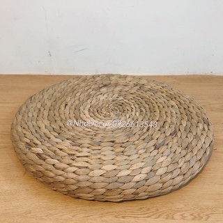 Nệm ngồi hình tròn lục bình decor