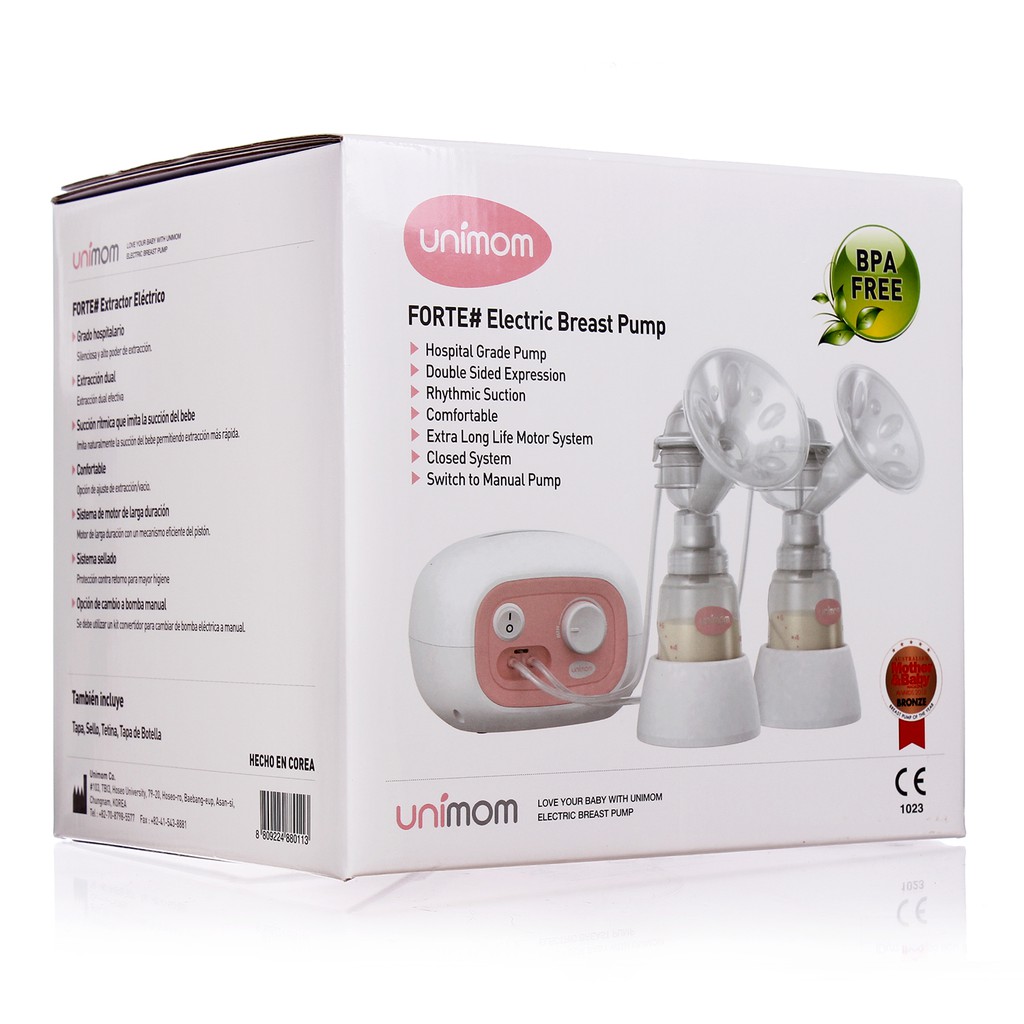 Máy hút sữa điện đôi của Unimom Hàn Quốc