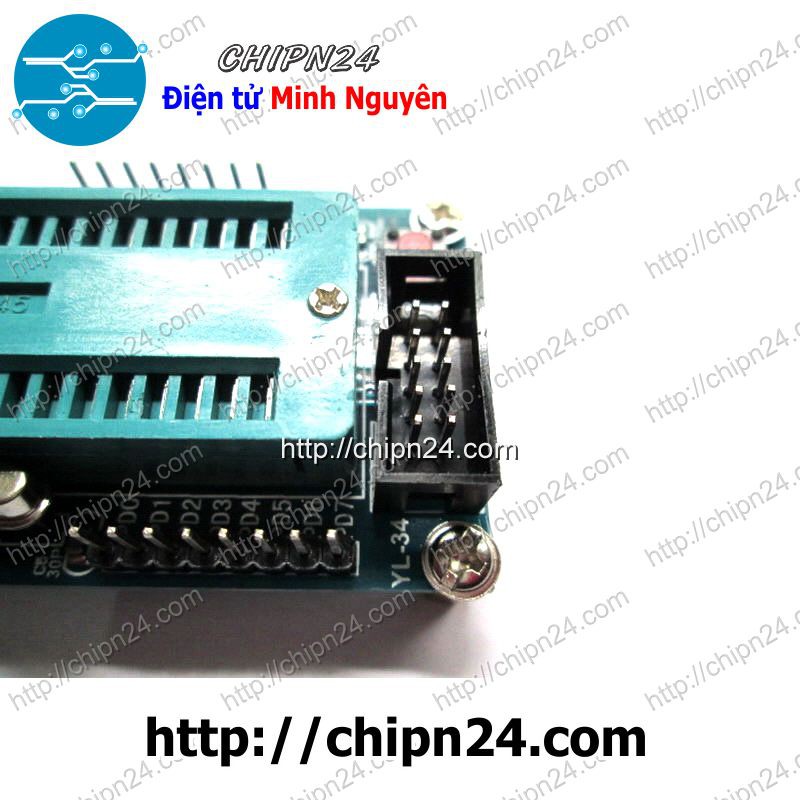 [1 MẠCH] (A32) KIT AVR ATMEGA16 Socket Mini
