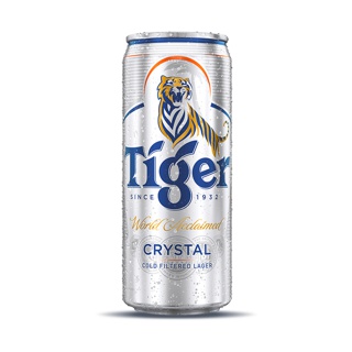 Bia Tiger Bạc Crystal 330ml Thùng 24 lon