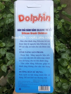 Bàn chải đánh răng silicone Dolphin