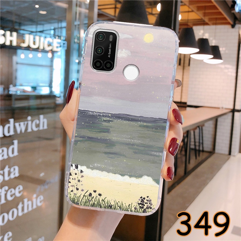 Ốp Lưng Vsmart Joy 4 - Joy 3 - Joy 2 Plus - Joy 1 in hình Cánh đồng hoa - Chất liệu Silicon siêu bền
