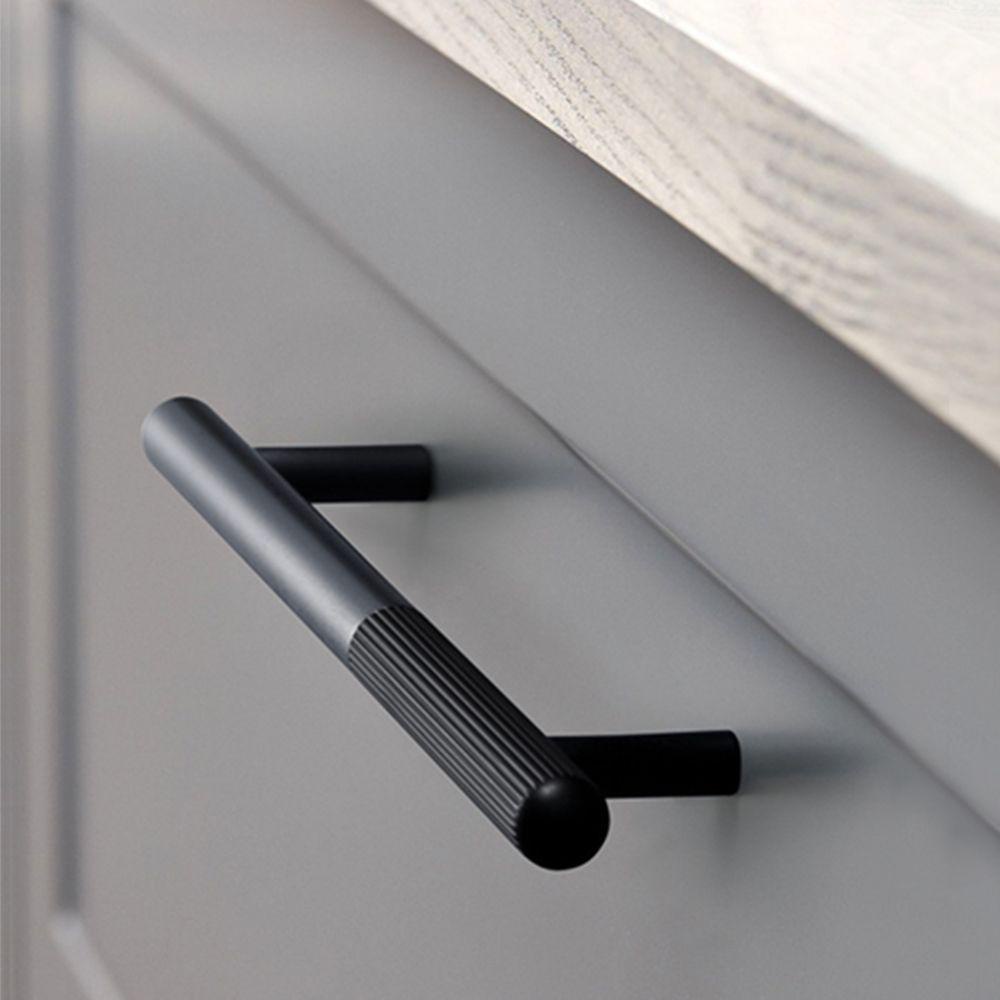 Tay Nắm Cửa Tủ Bếp Bằng Hợp Kim Nhôm Màu Xám