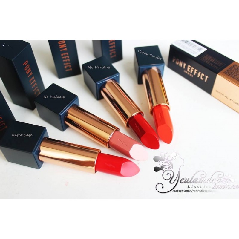 [ có sẵn] Son thỏi vỏ sang chảnh Pony Effect Outfit Lipstick