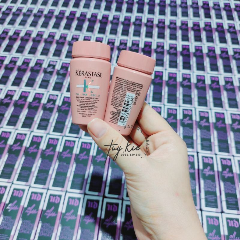 [ Minisize 30ml ] Dầu gội Giúp Bảo Vệ Màu Và Phục Hồi Tóc Nhuộm Kérastase Chroma Absolu