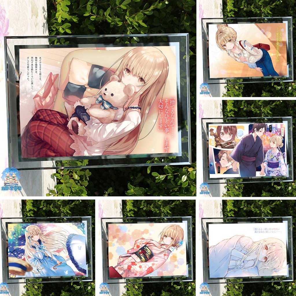 Khung Kính A4 Thiên sứ nhà bên (2) - Khung ảnh - Tranh Poster để bàn by 2D Tộc Shop - Otonari no Tenshi-sama