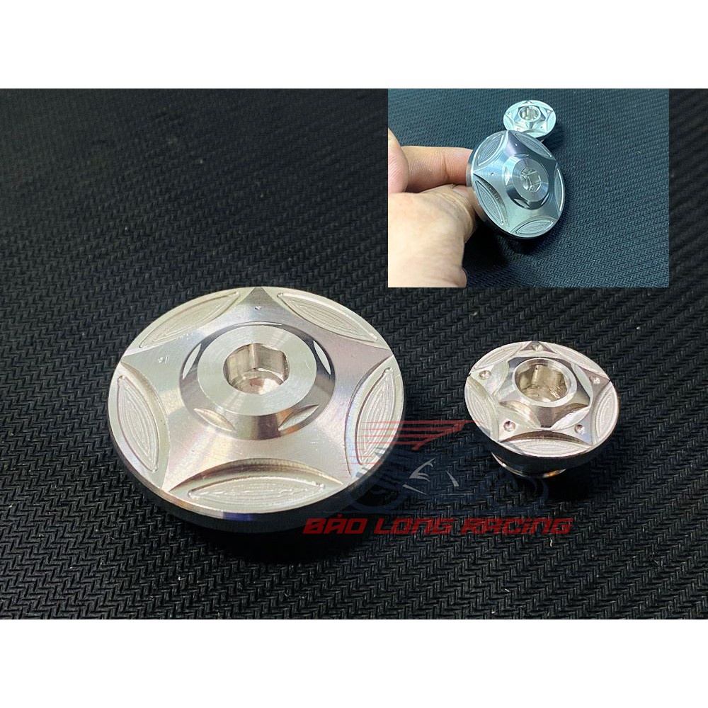 ▣№◇Ốc mâm lửa INOX 304 mẫu Ngôi Sao gắn xe máy WINNER,WAVE.DREAM,SIRIUS,EXCITER