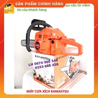 Máy cưa xích chạy xăng kamastsu 68cc siêu khỏe