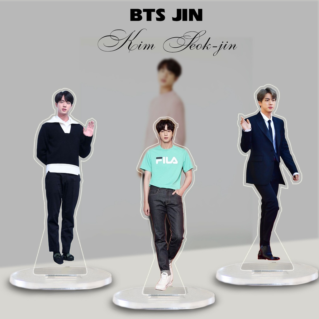 Standee mô hình các nhân vật BTS Jungkook, V, Suga,RM...,mô hình acrylic trang trí