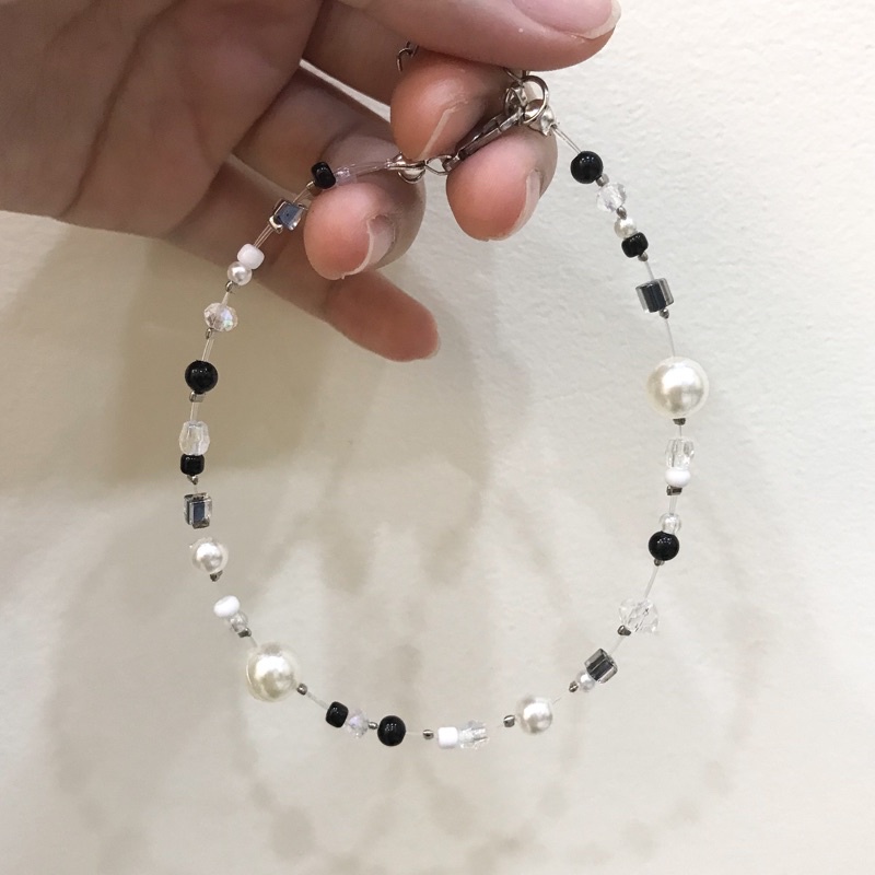 Dây Chuyền Pha Lê Black White The Original