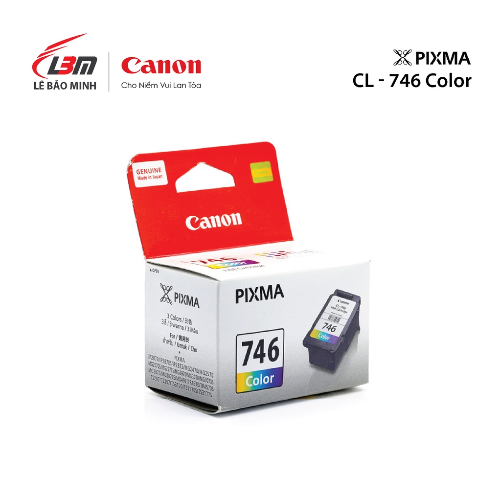 Mực in Canon CL-746 dùng cho máy Canon PIXMA TS207/MG2570S/TS307/iP2870S/TR4570S