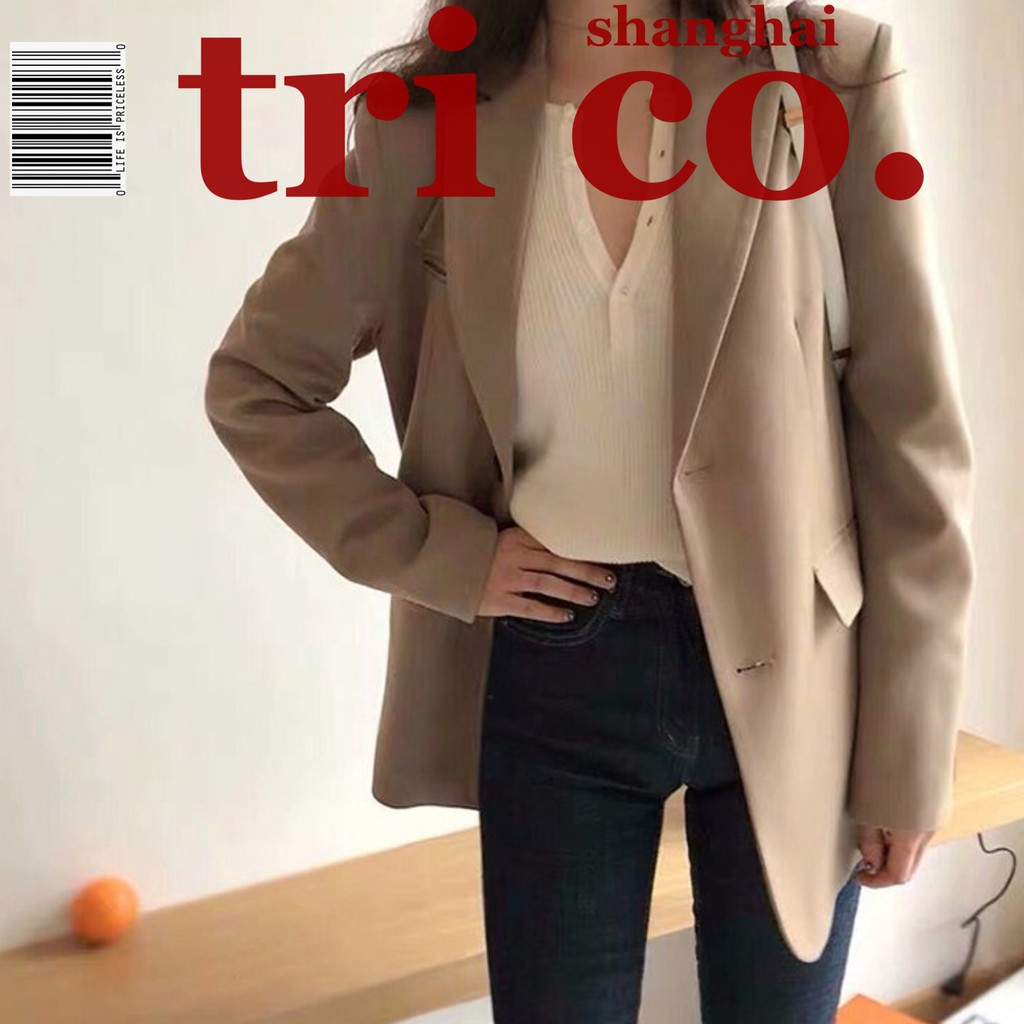 Áo Khoác Blazer Phong Cách Hàn Quốc Thanh Lịch Dành Cho Nữ Áo Blazer | BigBuy360 - bigbuy360.vn