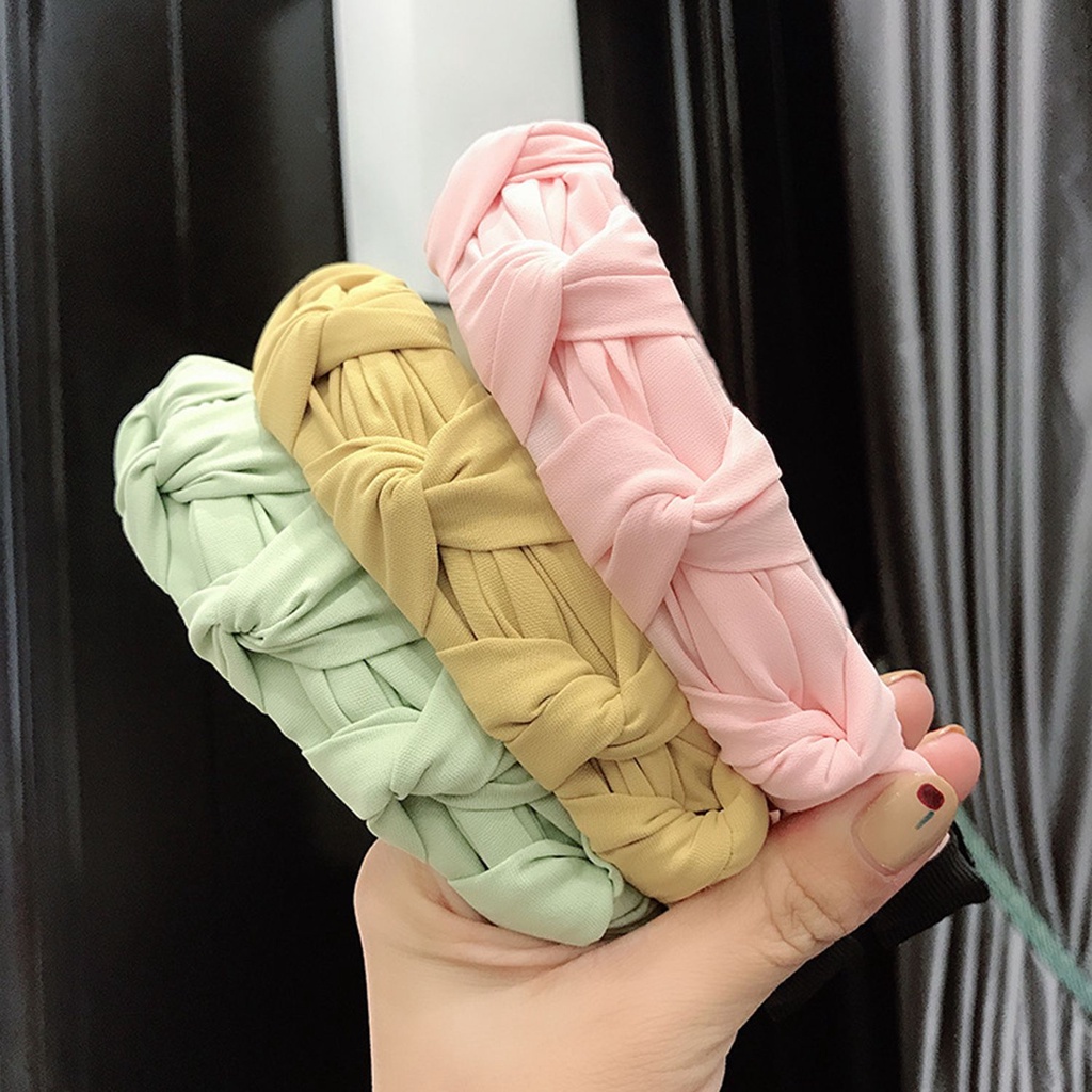 Furccostair Băng Đô Cài Tóc Mềm Mại Màu Trơn Thời Trang Hàng Đầu Chất Lượng Cao Chống Trượt Nhiều Màu Cho Nữ