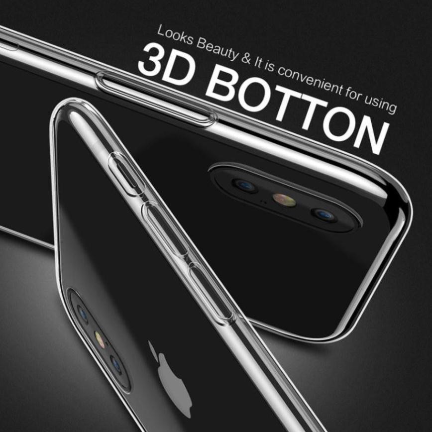 [Free Ship] Ốp lưng trong suốt siêu mỏng dành cho iPhone SE 2020 11 Pro XS MAX XR 6 6S 7 8 Plus 6P