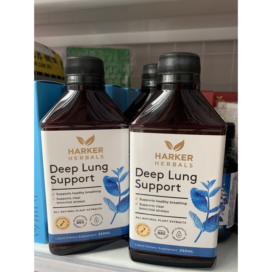 Siro bổ phế tăng cường đề kháng thảo dược xử lí ho đờm Harker Children’s Deep Lung Support 250ml