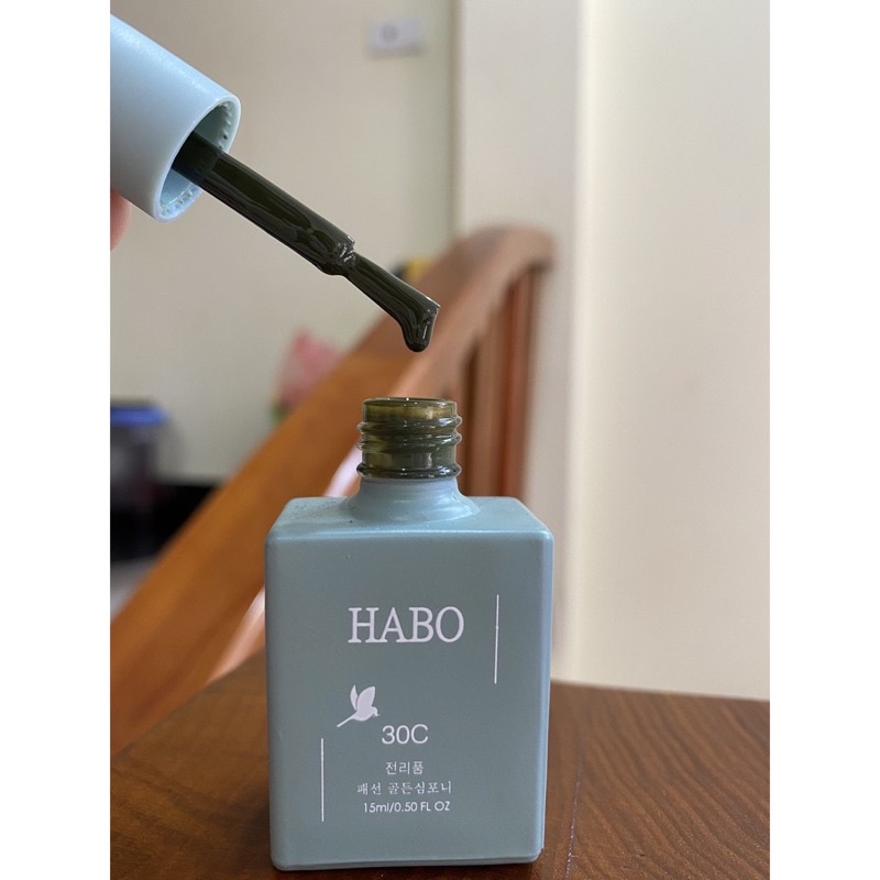 Sơn gel hàn quốc, Sơn gel xanh rêu chọn lọc 15ml