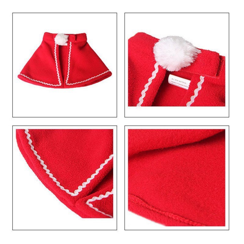 ÁO CHOÀNG NOEL GIÁNG SINH CHO THÚ CƯNG CHÓ MÈO