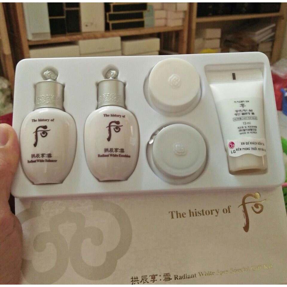 Sét whoo trắng 5sp
