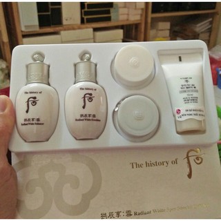 Sét whoo trắng 5sp