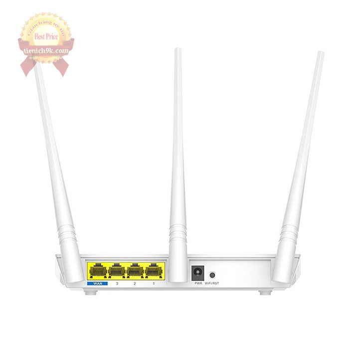 Cục phát wifi router 3 râu Tenda F3 300Mbps ăng ten 5dBi N300 – Bảo hành 24 tháng