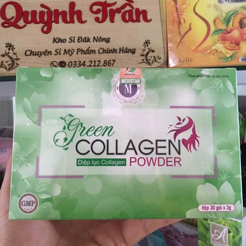 Diệp lục collagen ( cam kết chuẩn 100%)