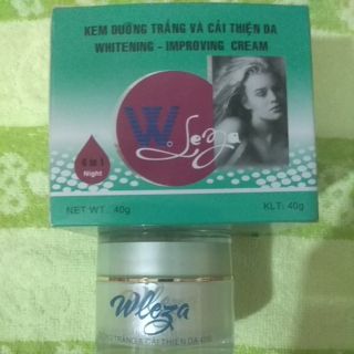 Kem dưỡng trắng da và cải thiện da Wleza 40g đêm