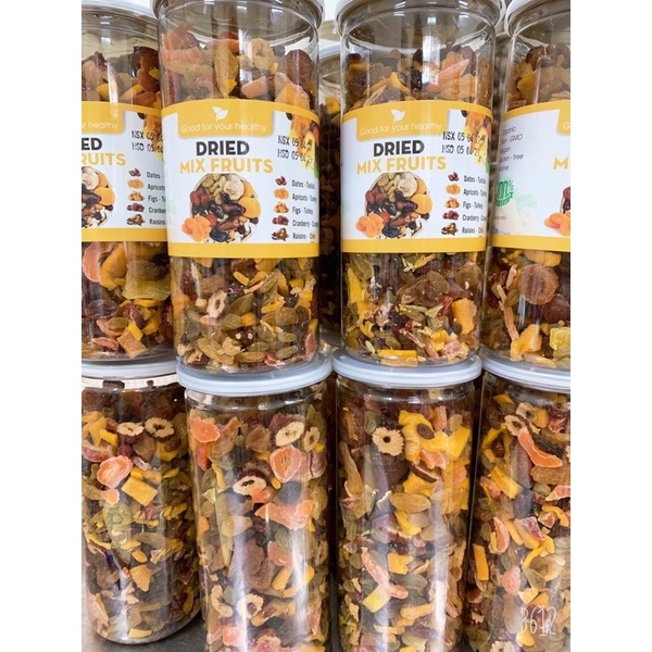 Mix Trái Cây Sấy Dẻo Không Đường - Hộp 500g