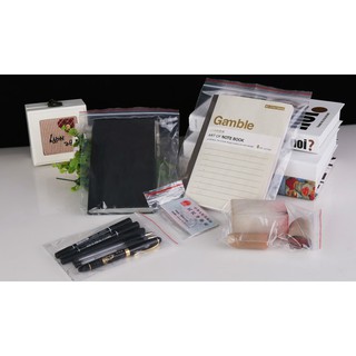 Túi Zip Chỉ Đỏ, Zipper Đựng Thực Phẩm- Chất Liệu PE An Toàn - Độ dày 6.5 zdem - (1KG)