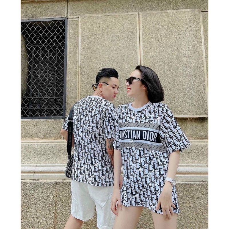 Áo thun cotton tay lỡ unisex -  - ÁO CHRISTMAS DIO IN FULL - - mẫu hot 2022