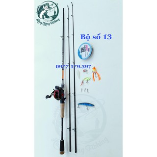 Bộ Cần Câu Lure Máy Đứng EAGLE SUPER 🔰 Siêu Khỏe🔰 Bộ Cần Lure Ngang