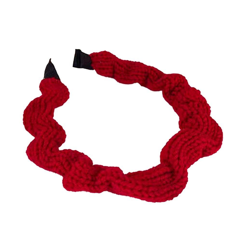 Bộ 2 Băng Đô Turban Dệt Kim Màu Trơn Thời Trang