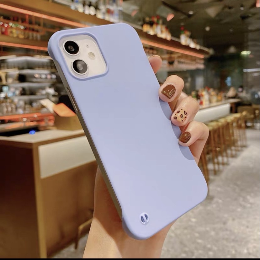 Ốp Điện Thoại Không Khung Vân Kim Loại Nhám Cho iPhone14 13 14ProMax xr 12 13 14Plus