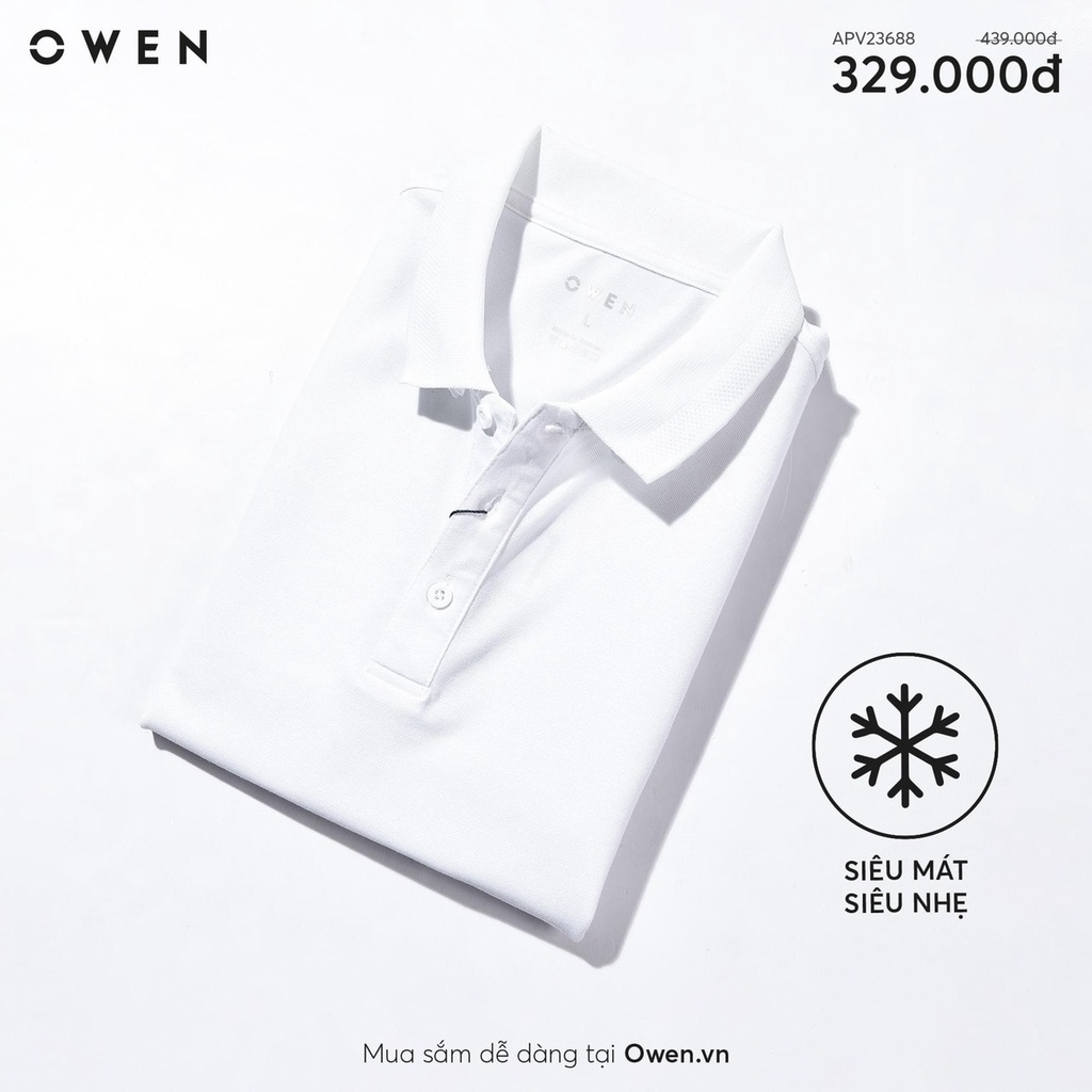 [Nhiều màu] OWEN - Áo polo ngắn tay Owen chất cotton mềm mát - chống bai xù