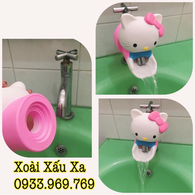BỌC VÒI NƯỚC HOẠT HÌNH STITCH - HELLO KITTY - DORAEMON DỄ THƯƠNG TRANG TRÍ