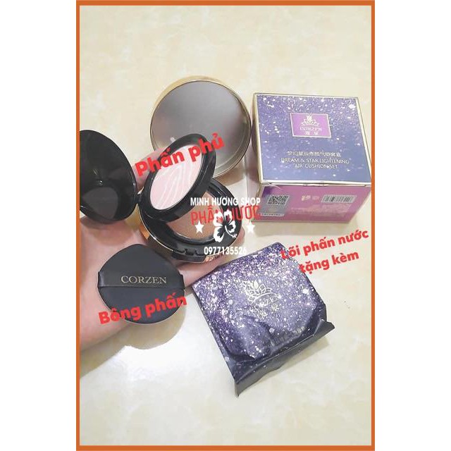 Phấn nước CORZEN 2lõi ( phấn nền + phấn khô ) tặng kèm lõi phụ | BigBuy360 - bigbuy360.vn