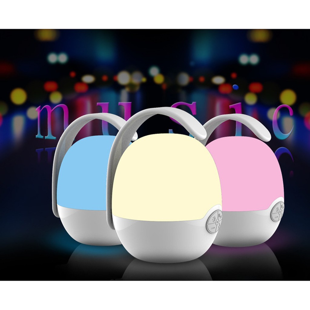 Loa nghe nhạc mini siêu trầm hình quả trứng hỗ trợ bluetooth, thẻ nhớ, kết nối đàm thoại (Giao màu ngẫu nhiên)