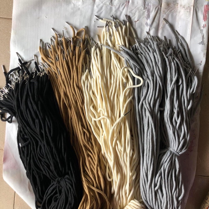 Dây Rút Quần + Mũ Áo + Giày + Đầu Sắt