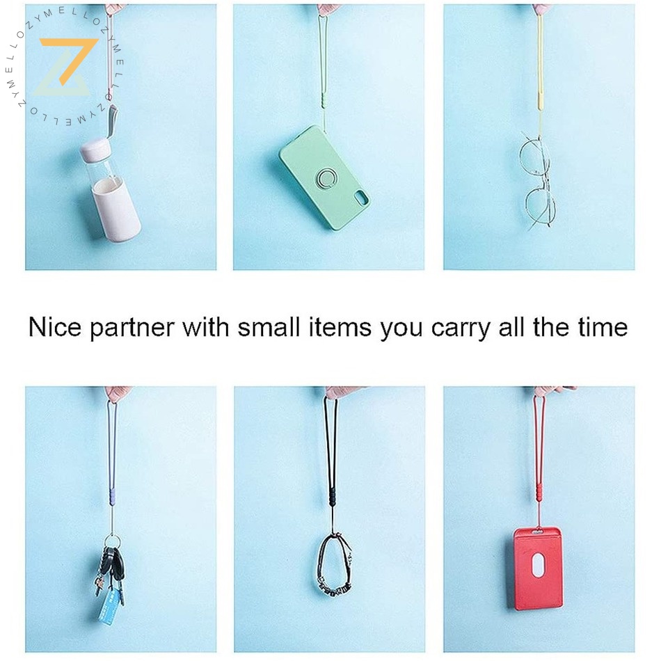 Zymello Dây buộc silicone miễn phí thích hợp cho điện thoại di động, máy tính bảng, móc khóa, v.v.