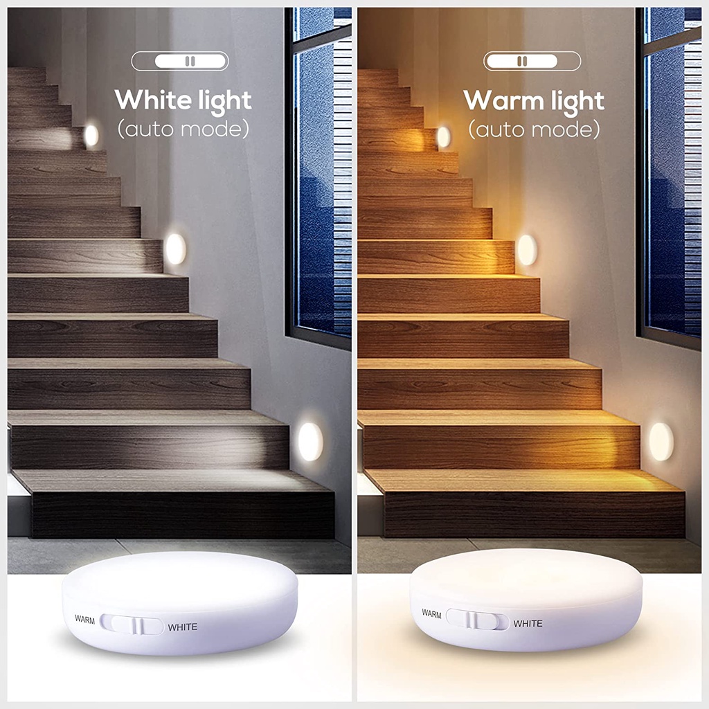 Đèn Led PIR Cảm Biến Chuyển Động PIR Cho Cầu Thang Phòng Ngủ/Cầu Thang/Phòng Bếp/Nhà Bếp/Closet/Phòng Ngủ Có Cổng Sạc USB