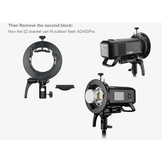 Giá đỡ Đèn Led, Godox S2 Speedlite Bracket for Bowens (Hàng Chính Hãng)
