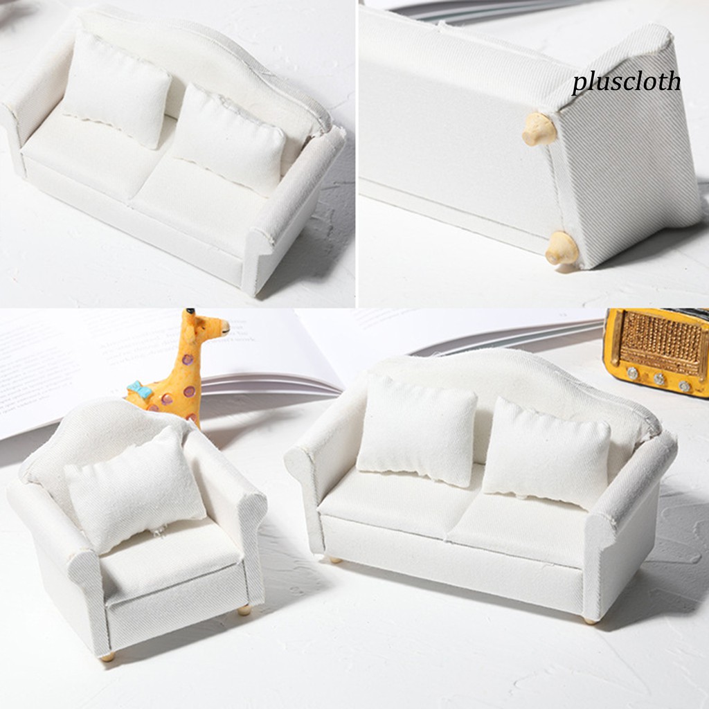 Mô Hình Ghế Sofa Mini Tỉ Lệ 1 / 12 Trang Trí Nhà Búp Bê