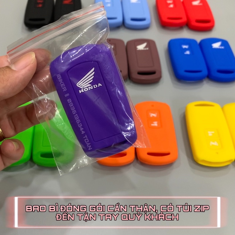 Bọc chìa khoá smartkey xe máy AB, Vario, Click, Lead, Vision...trừ Vision 2021 GALA HOME