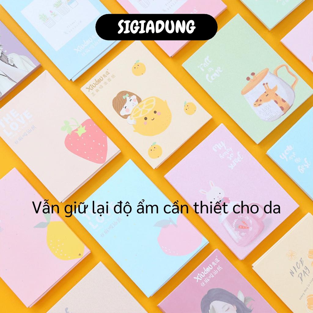 [SGD] Giấy Thấm Dầu - Hộp Giấy Thấm Dầu Da Mặt 50 Tờ, Giữ Da Sạch, Không Bị Bã Nhờn 7305