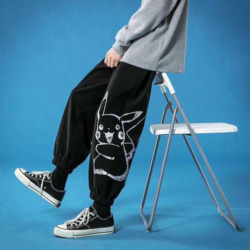 Quần Thể Thao Dây Rút Dáng Rộng plus size 8XL Phong Cách Hàn Quốc Cho Nam