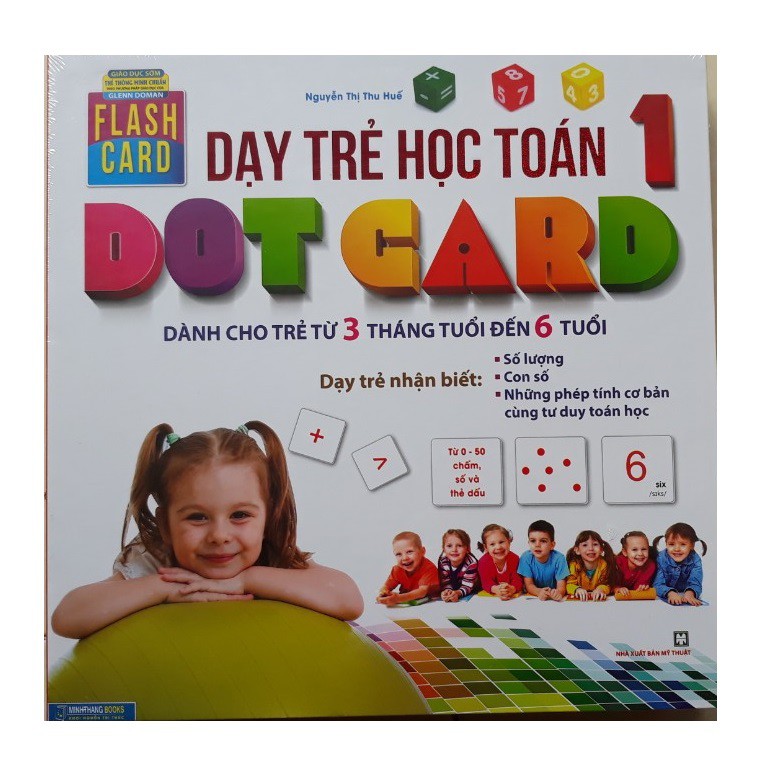 Flashcard - Dạy trẻ học Toán Dotcard tập 1 (hộp)-tái bản mới 2020