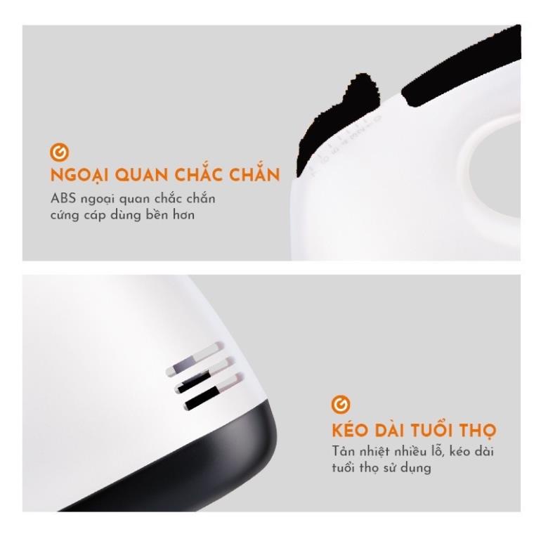 SALEMáy Đánh Trứng Cầm Tay 7 Tốc Độ Công Suất 180W Hoạt Động Êm Ái