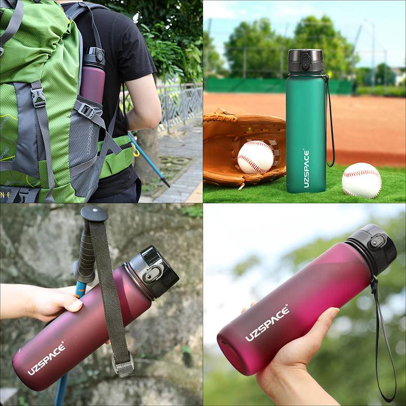 Uzspace Bình Lắc Bằng Nhựa Không BPA Chống Rò Rỉ 350/500/650/800/1000ml